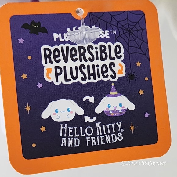 🎃 CINNAMOROLL 🪄 Plushiverse Reversible Plushies HK & Friends Sanrio TeeTurtle - Picture 9 of 11